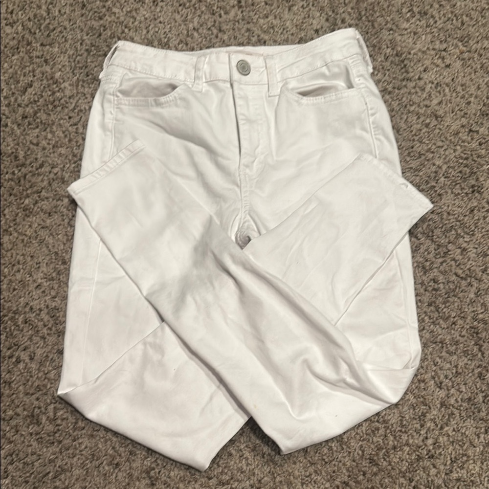 SO Women's High Rise Jeans - White